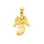 Polished Angel Charm in 14k Gold