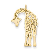 14k Gold Giraffe Charm hide-image