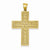 14k Gold Greek Key Filigree Cross Pendant, Pendants for Necklace