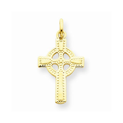 14k Gold Celtic Cross pendant, Pendants for Necklace