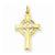 14k Gold Celtic Cross Pendant, Pretty Pendants for Necklace