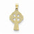 14k Gold Celtic Cross pendant, Gorgeous Pendants for Necklace