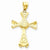 14k Gold Celtic Cross pendant, Stylish Pendants for Necklace