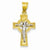 14k Gold INRI Celtic Crucifix pendant, Pendants for Necklace