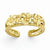 14k Yellow Gold Plumeria Toe Ring
