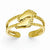 14k Yellow Gold Feet Toe Ring