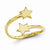 14k Yellow Gold Star Toe Ring