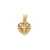 Fancy Heart Charm in 14k Gold