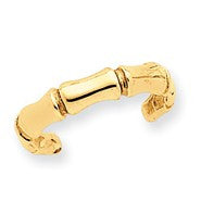 14k Yellow Gold Bamboo Toe Ring