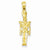 14k Gold Polished 3-D Toy Soldier Pendant, Pendants for Necklace