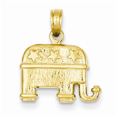 14k Gold Republican Pendant, Pendants for Necklace