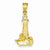 14k Gold Lighthouse Pendant, Delightful Pendants for Necklace