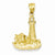 14k Gold Lighthouse pendant, Exquisite Pendants for Necklace