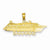 14k Gold Bahamas Cruise Ship Pendant, Pendants for Necklace