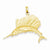 14k Gold Polished Sailfish pendant, Beautiful Pendants for Necklace