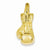 14k Gold Hollow Polished 3-Dimensional Boxing Glove Pendant, Pendants for Necklace