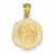 14k Gold Saint Christopher Medal Pendant, Classy Pendants for Necklace