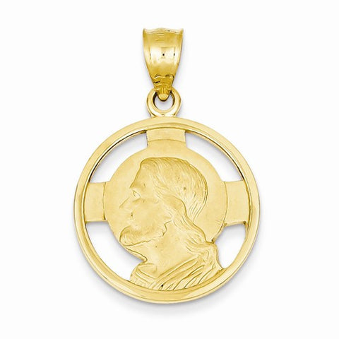14k Gold Jesus Medal pendant, Appealing Pendants for Necklace
