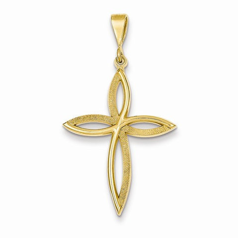 14k Gold Passion Cross Pendant, Adorable Pendants for Necklace