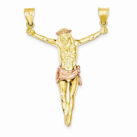 14k Gold Two-tone Corpus Pendant, Pendants for Necklace