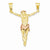 14k Gold Two-tone Corpus Pendant, Pendants for Necklace