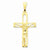 14k Gold Polished Crucifix pendant, Classy Pendants for Necklace