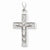 14k White Gold Crucifix pendant, Beautiful Pendants for Necklace