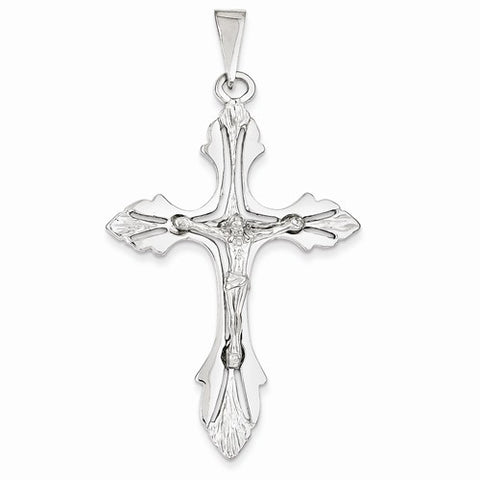 14k White Gold Crucifix pendant, Delightful Pendants for Necklace