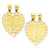 14k Gold Reversible Mizpah 2 Piece Break Apart Charm hide-image