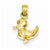 14k Gold Polished Duck Pendant, Pendants for Necklace