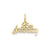 25th Anniversary Charm in 14k Gold