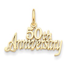 14k Gold 50th Anniversary Charm hide-image