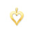 Heart Charm in 14k Gold