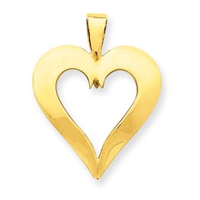 14k Gold Heart Charm hide-image