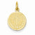 14k Gold Confirmation w/Cross Medal Charm hide-image