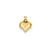 Puffed Heart Charm in 14k Gold