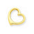 14k Gold 3-D Floating Heart Slide Pendant, Beautiful Pendants for Necklace