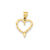 Heart Charm in 14k Gold