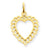14k Gold Heart Charm hide-image