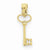 14k Gold 3-D Key Pendant, Pendants for Necklace