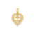 Heart Charm in 14k Gold