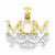 14k Gold & Rhodium Mom Pendant, Pendants for Necklace
