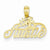 14k Gold #1 Auntie Pendant, Pendants for Necklace