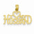 14k Gold I Heart My Husband Pendant, Pendants for Necklace