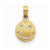 14k Gold Smiley Face Pendant, Pendants for Necklace