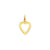 Heart Charm in 14k Gold