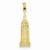14k Gold Empire State Building Pendant, Pendants for Necklace