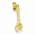 14k Gold 3-D Wrench pendant, Lovely Pendants for Necklace