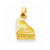 14k Gold 3-D Piano Pendant, Pendants for Necklace