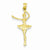 14k Gold Ballerina pendant, Classy Pendants for Necklace